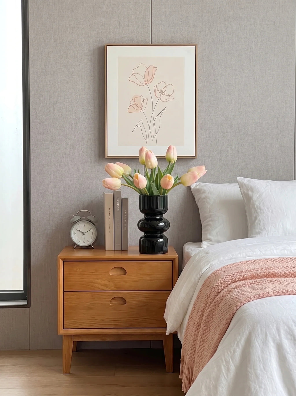 Künstliches Blumenarrangement Ätherische Blush Tulpe