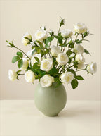 Luxuriöse Weiße Sprayrose Künstliches Blumenarrangement