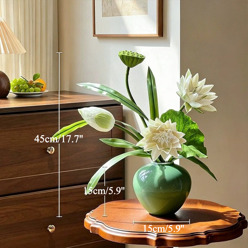 Serene Zen Botanical Masterpiece Luxury Artificial Floral Arrangement