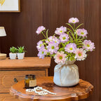 Ethereal Lilac Bloom Faux Floral Arrangement