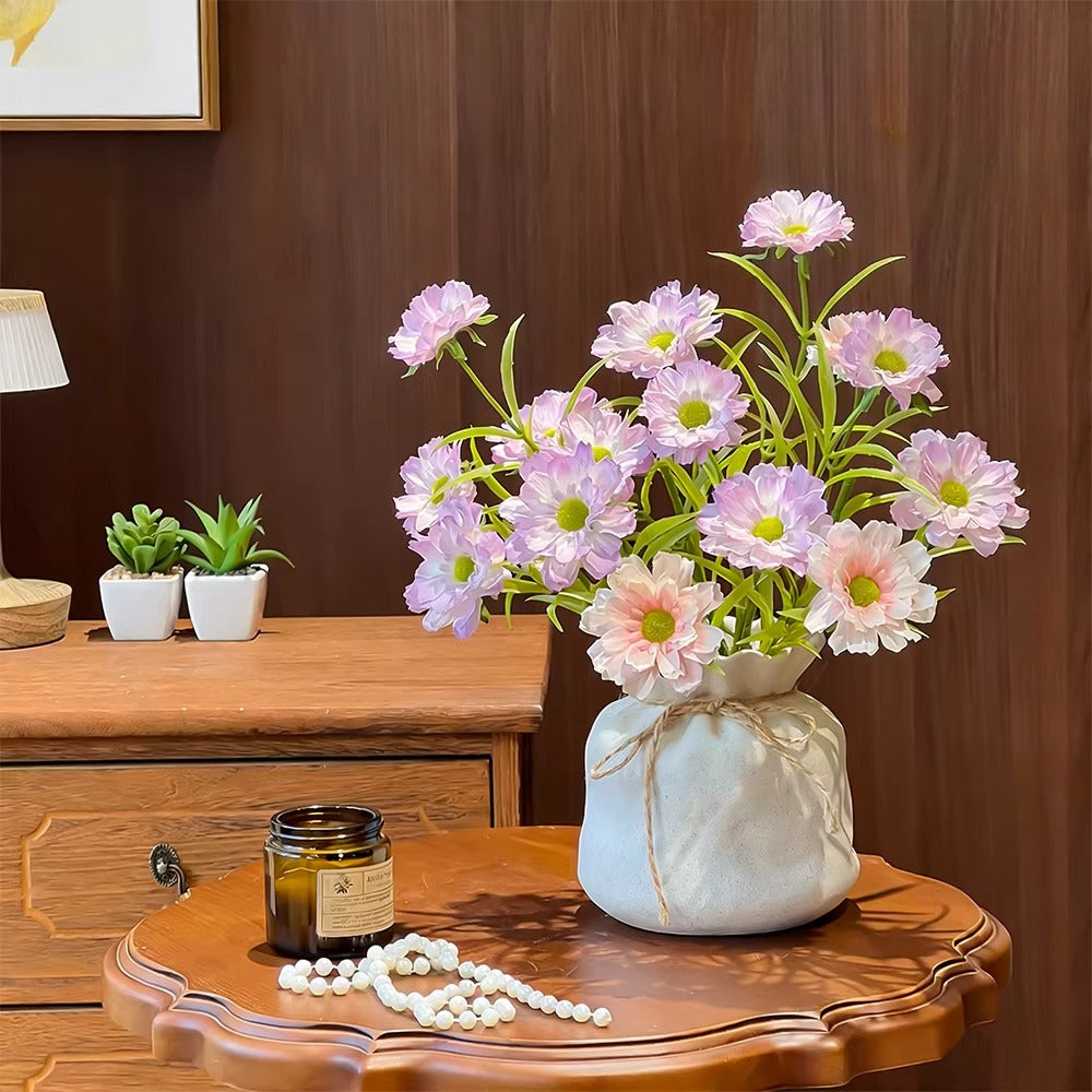 Ethereal Lilac Bloom Faux Floral Arrangement