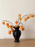 Arrangement de fleurs physalis artificielles - Orange clair (3 tiges)