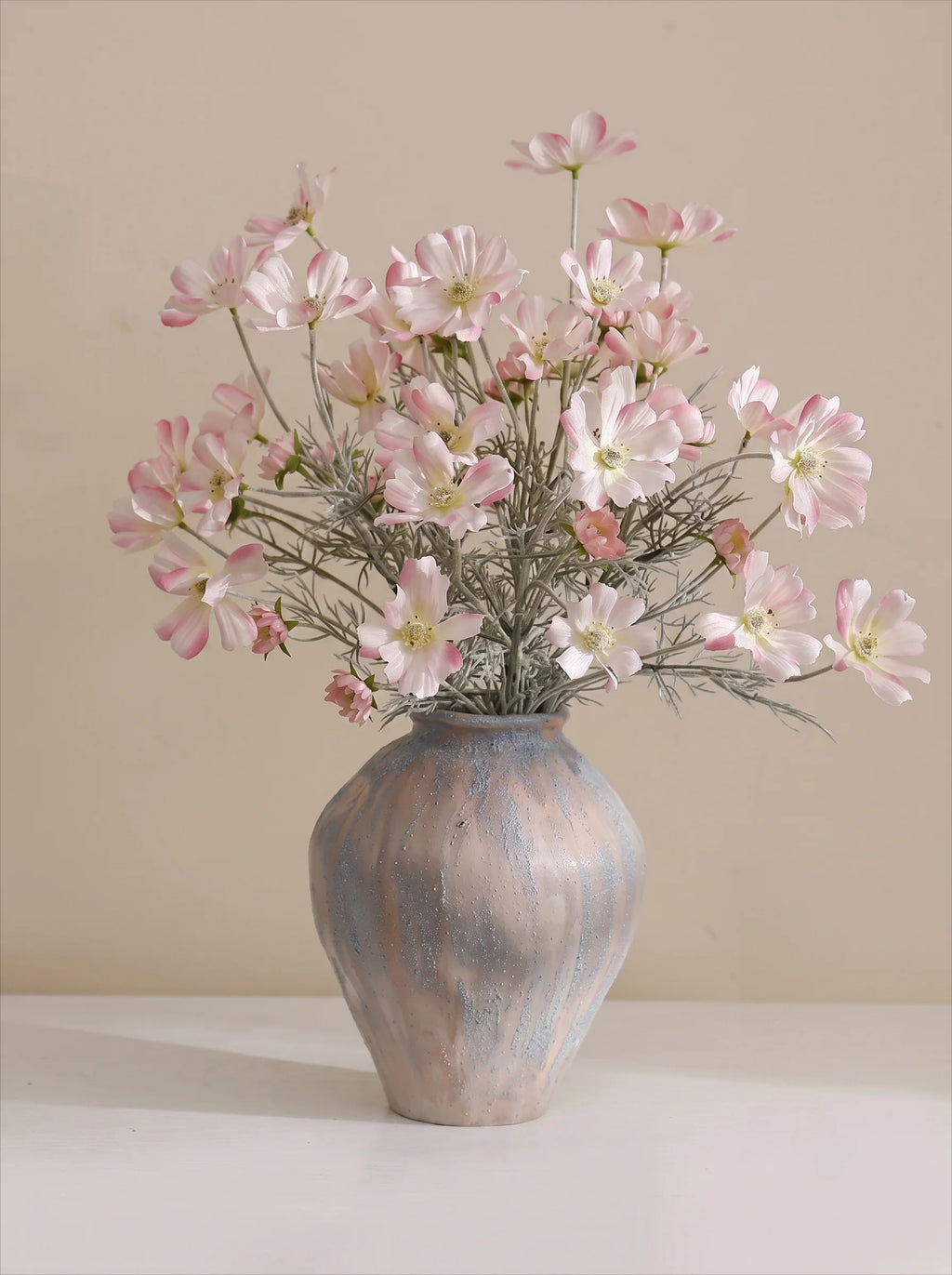 Pink Cosmos Artificial Flower Arrangement