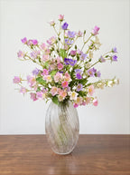 Pastel Bellflower Breeze Faux Floral Arrangement