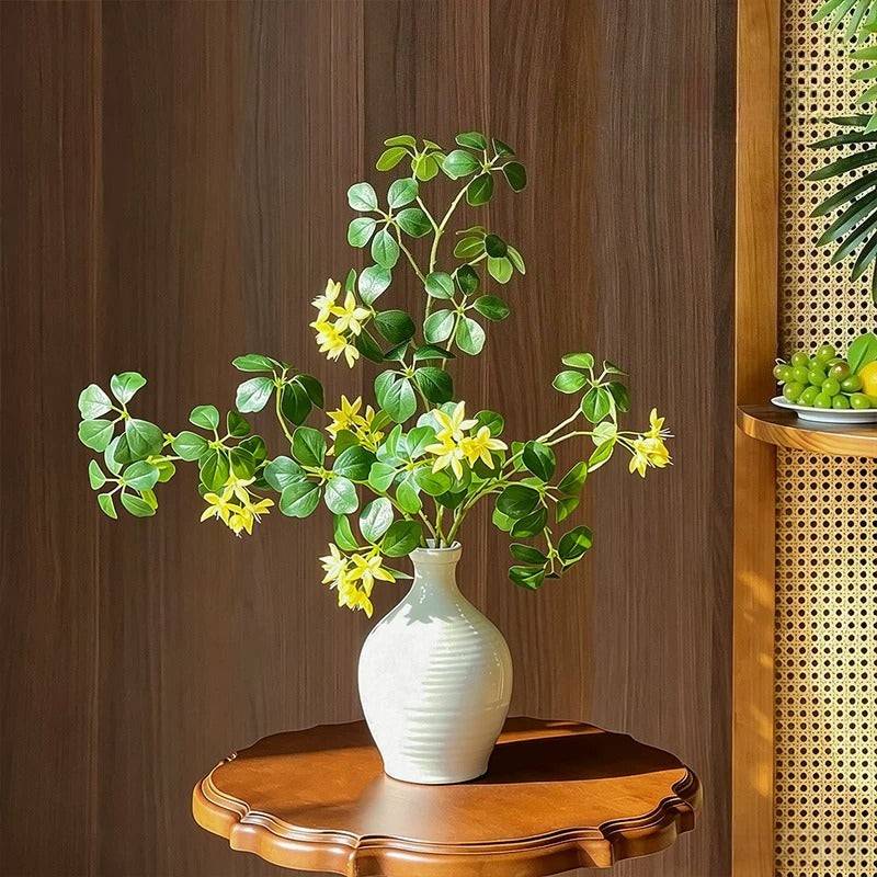 Luxury Zen Schefflera Blossom Artificial Floral Arrangement