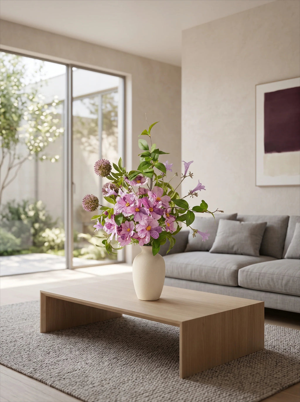 Lavender Reverie Faux Floral Arrangement