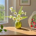 Sunlit Daisy Fern Faux Floral Arrangement