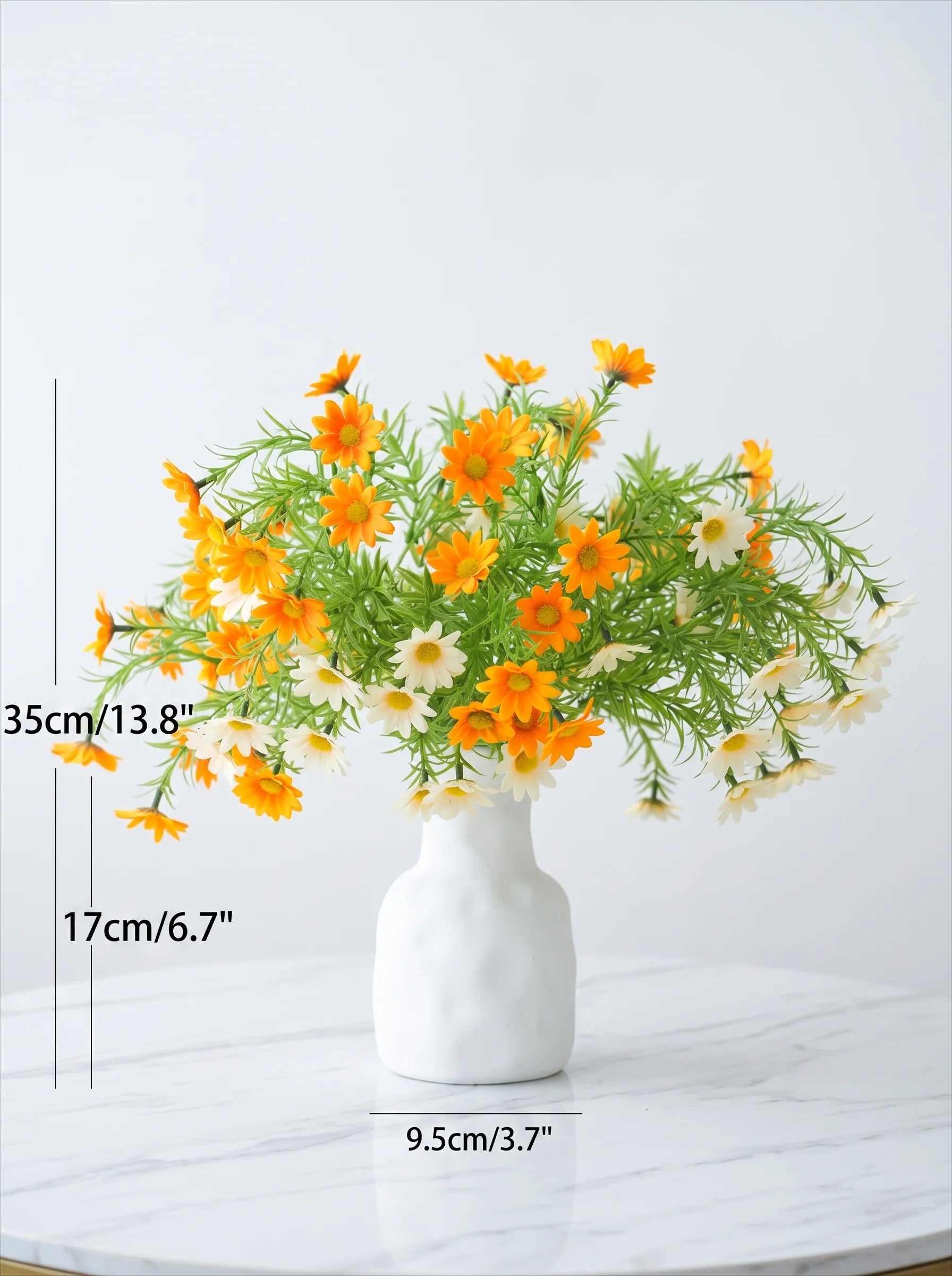Elegant Sunshine Daisy Meadow Artificial Floral Arrangement