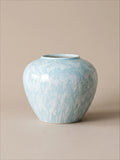 Modern Pastel Splash Glaze Ceramic Vase