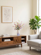 Pastel Bellflower Breeze Faux Floral Arrangement