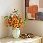 Ethereal Harvest Rose Ensemble konstgjord blomsterarrangemang