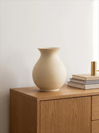 Vase globe texturé - Beige