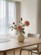 Minimalistisches Luxus-Blush-Rosen-Kunstblumenarrangement  