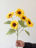 Sunny Meadow Cluster Faux Floral Arrangement