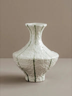 Minimalist Artisan Hammered Vase