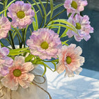 Ethereal Lilac Bloom Faux Floral Arrangement