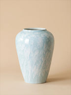 Modern Pastel Splash Glaze Ceramic Vase