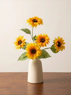 Radiant Golden Sunflower Botanical Artificial Floral Arrangement
