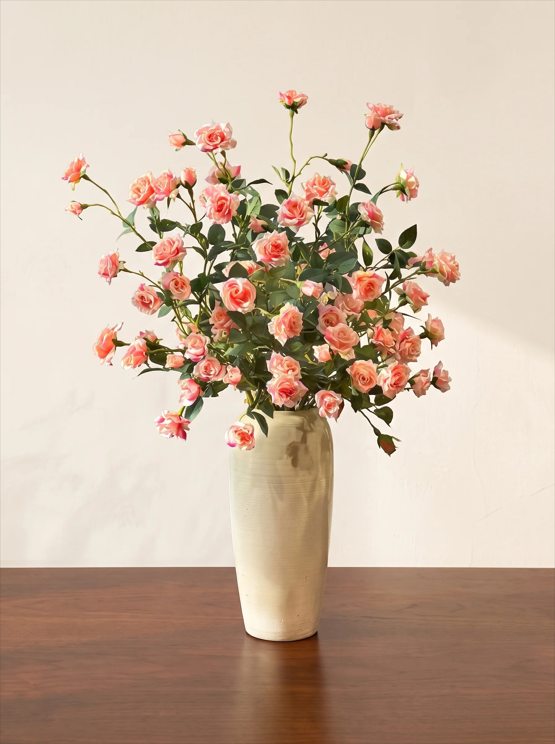 Blush Bubble Rose Künstliche Blumenarrangement