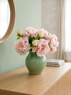 Blush Peony Bloom Faux Floral Arrangement