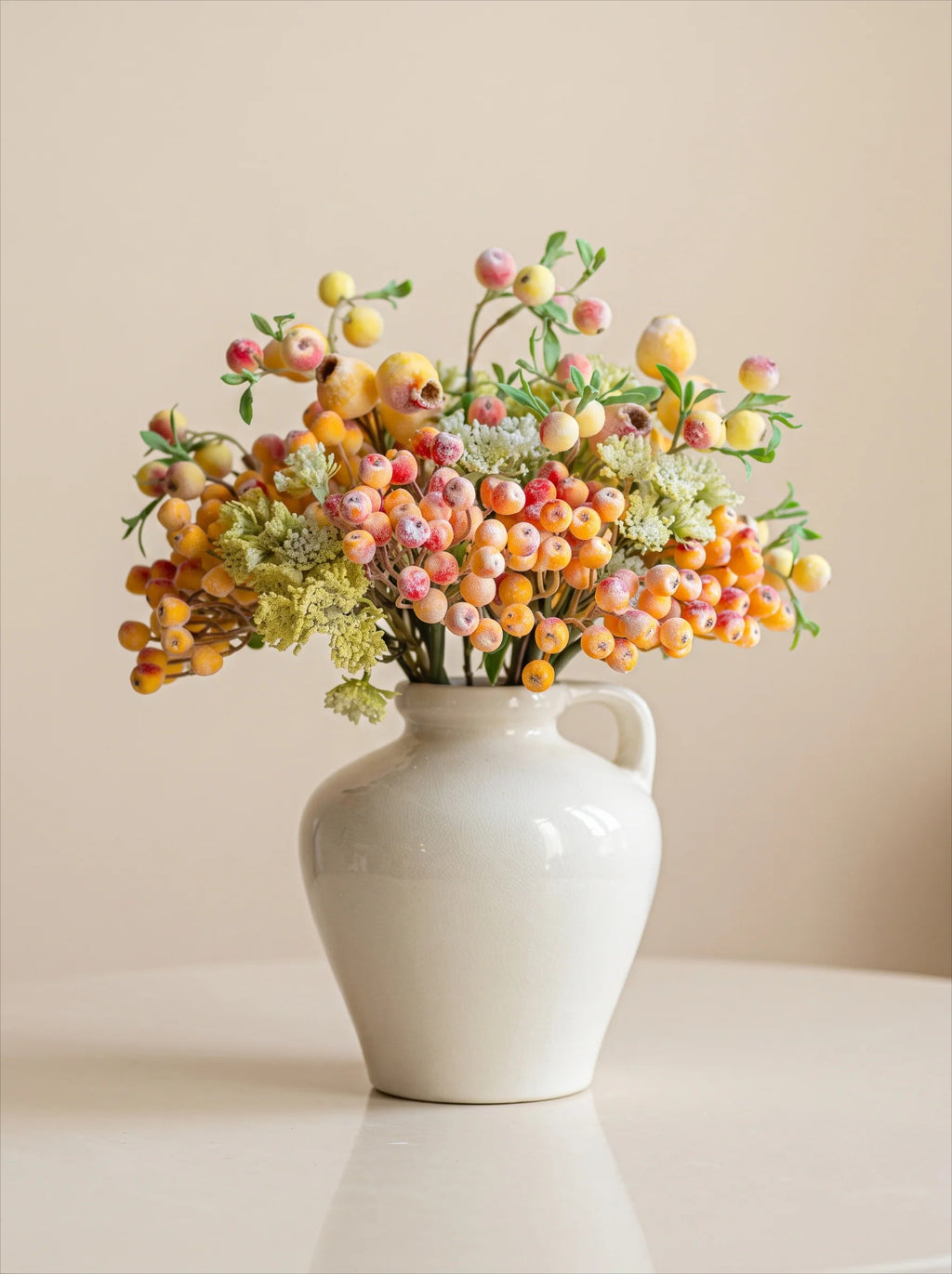 Minimalist Cream-Toned Ceramic Vase