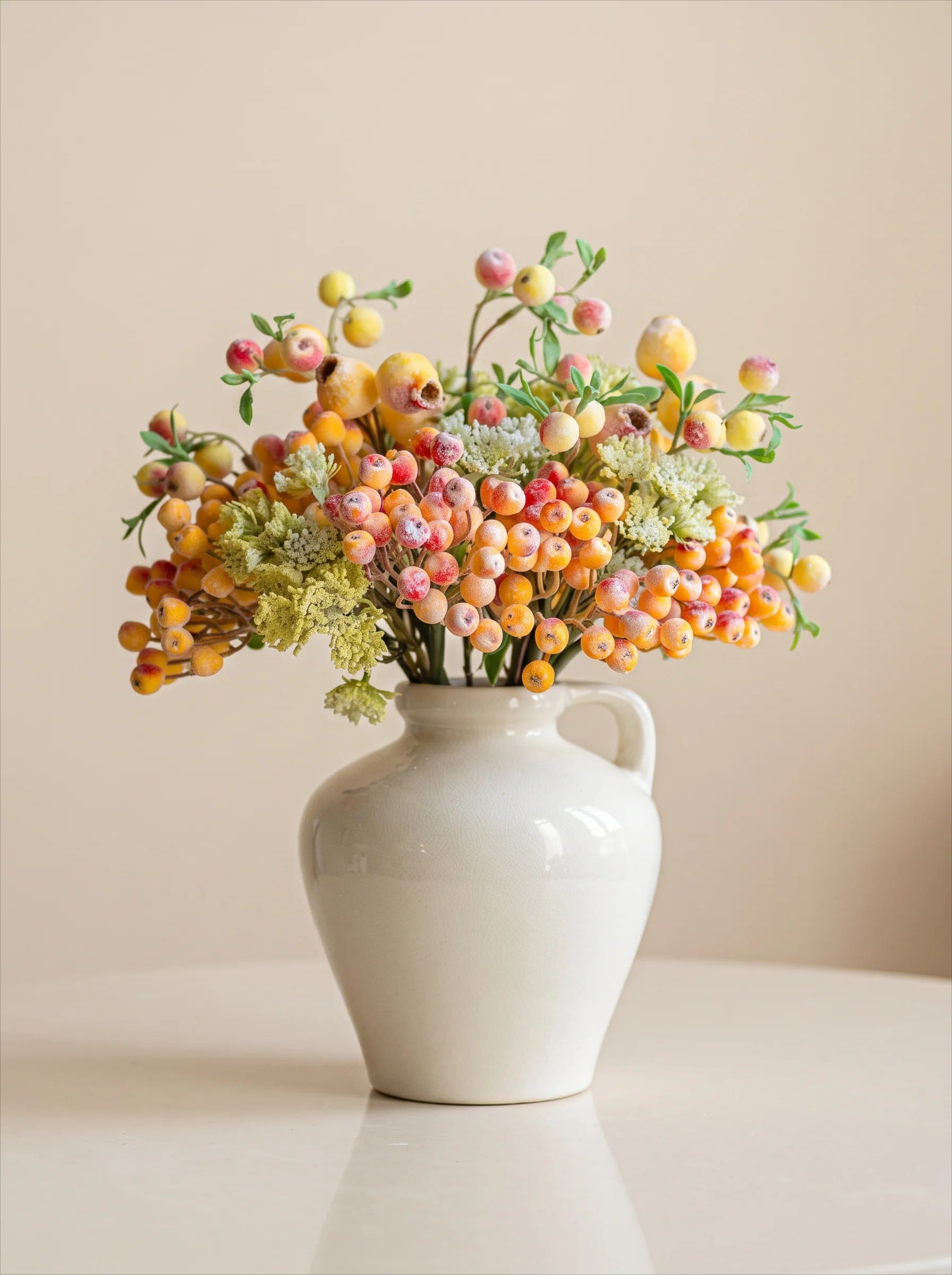 Minimalist Cream-Toned Ceramic Vase