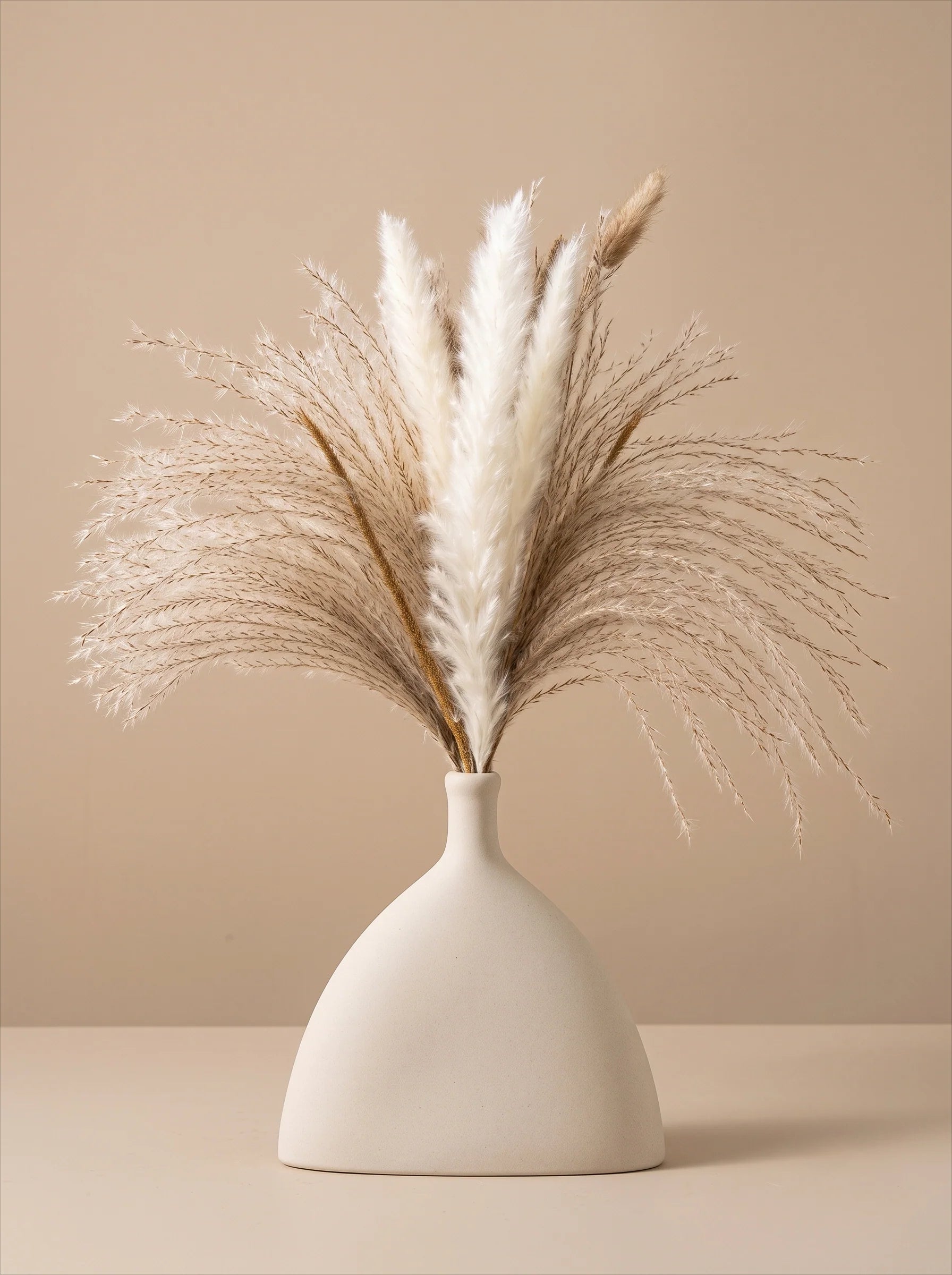 Luxury Nordic Fluffy Pampas Grass Artificial Floral Arrangement