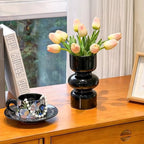 Ethereal Blush Tulip Faux Floral Arrangement