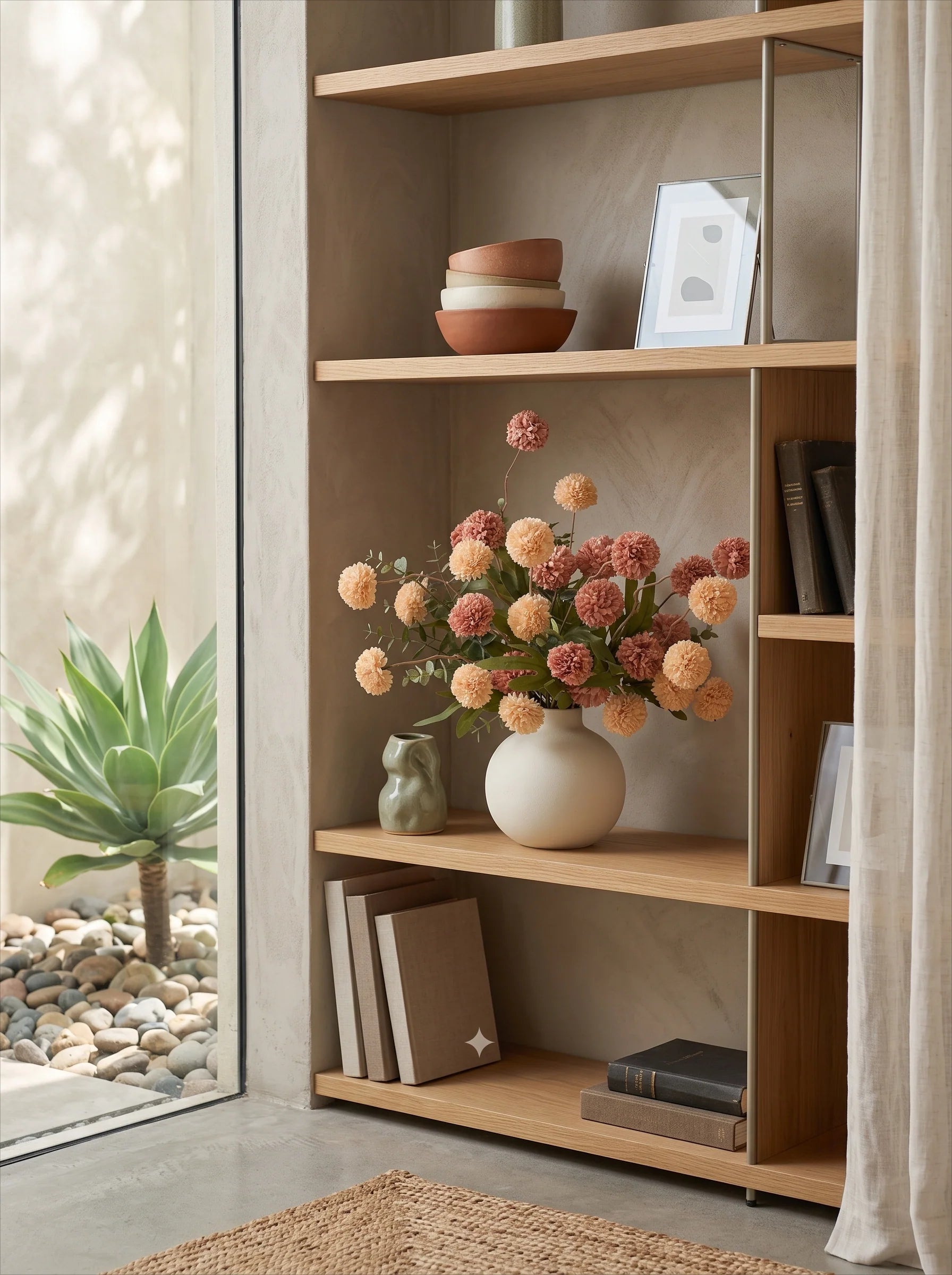 Pastel Dandelion Artificial Floral Arrangement