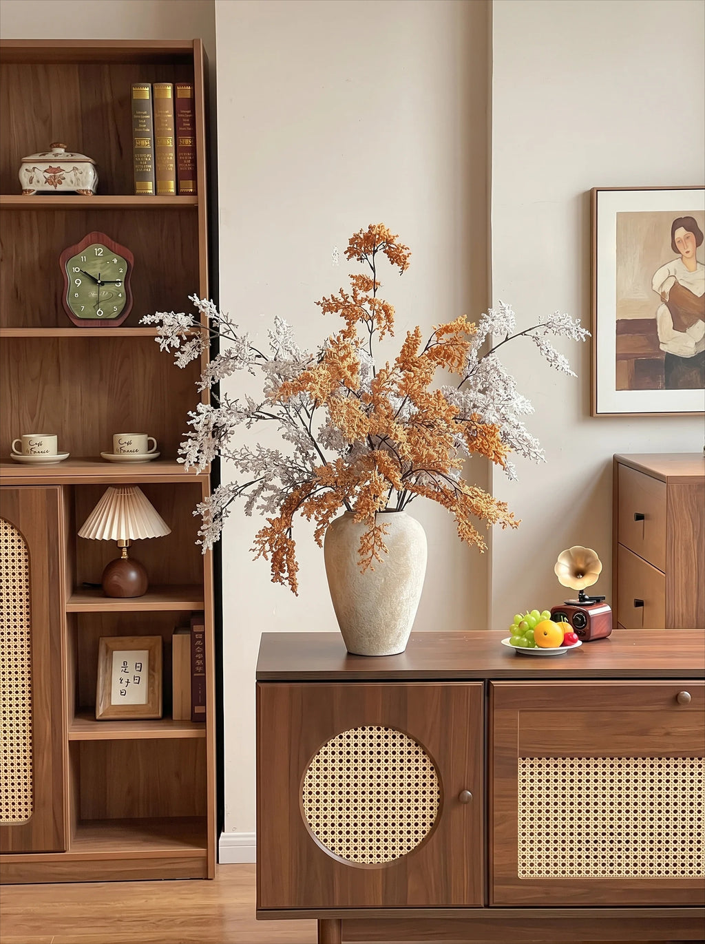 Luxury Wabi-Sabi Terracotta Artificial Floral Arrangement