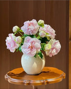 Arrangement floral artificiel Fleur de Pivoine Blush