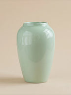 Artisan Light-Celadon Porcelain Vase