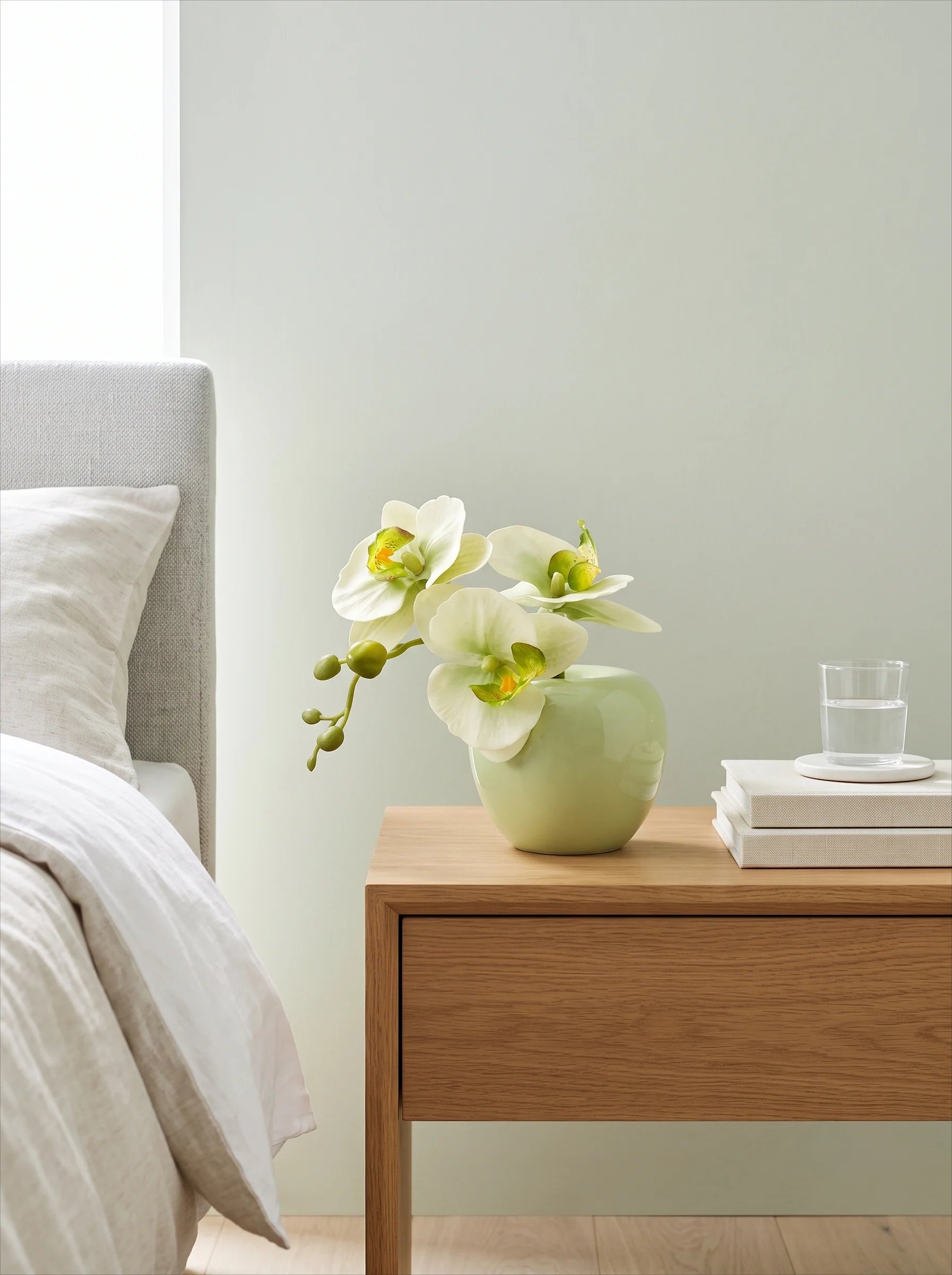 Sunlit Phalaenopsis Faux Floral Arrangement