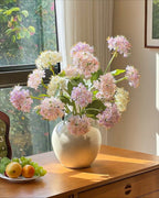 Pastel Fluister Hortensia Faux Bloemenboeket