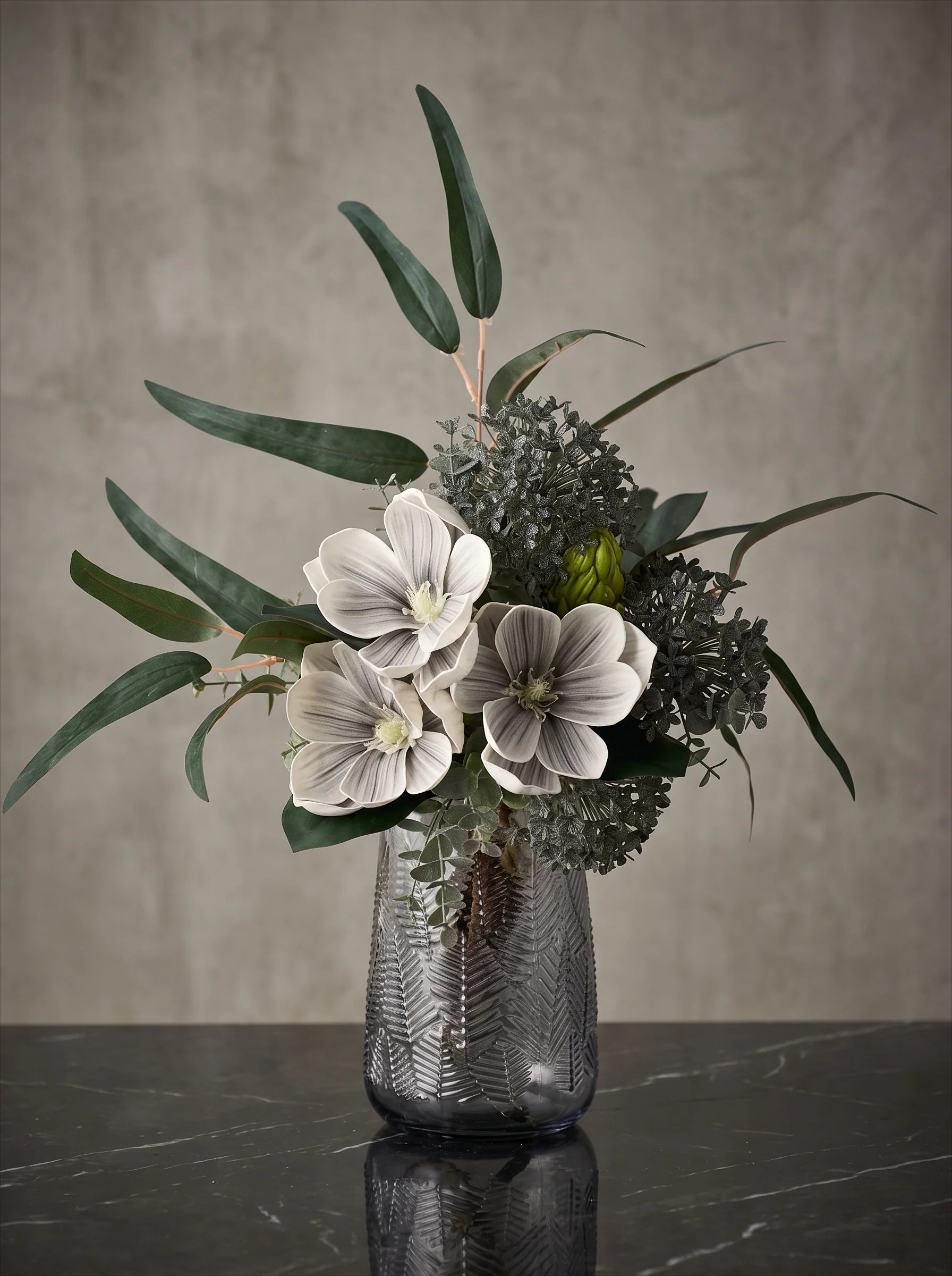 Elegant Magnolia Artificial Floral Arrangement