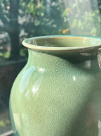 Celadon Green Crackle Glaze Vase