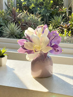 Lavender Cymbidium Faux Floral Arrangement