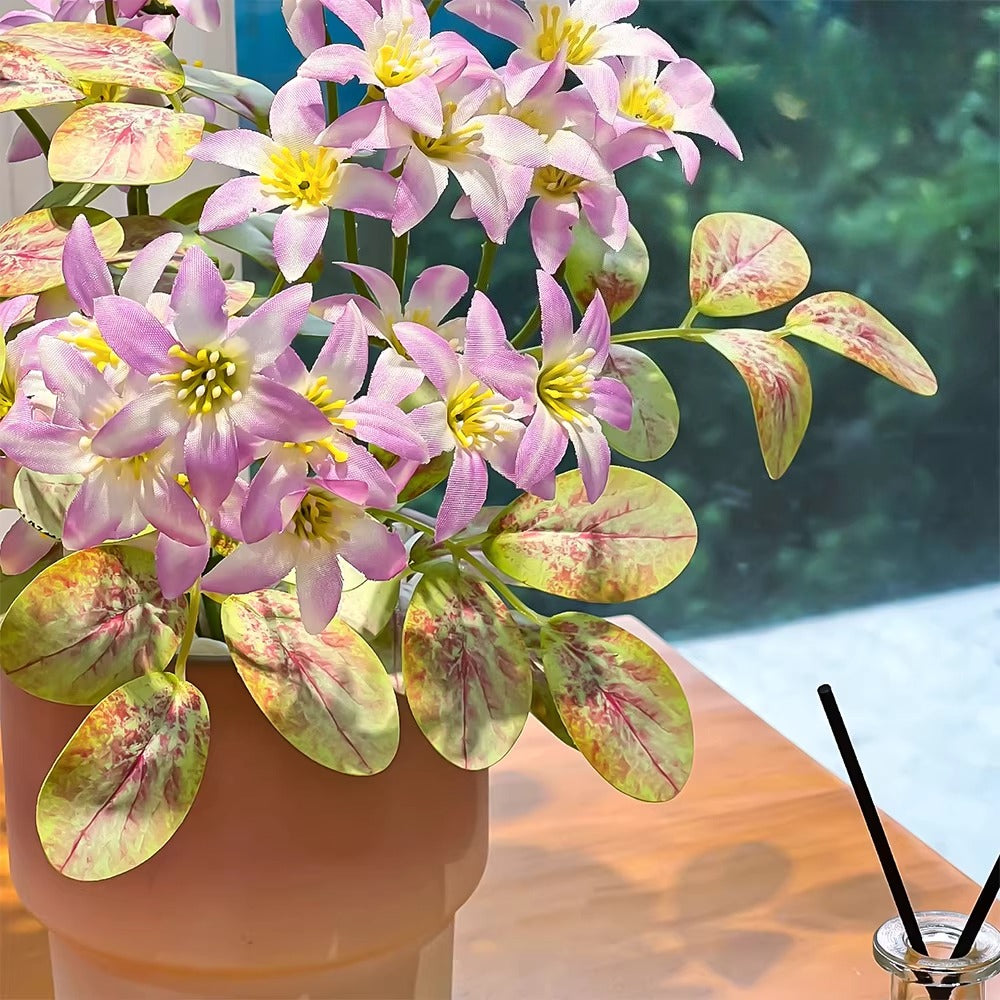 Pastel Jasmine Cluster konstgjord blomsterarrangemang