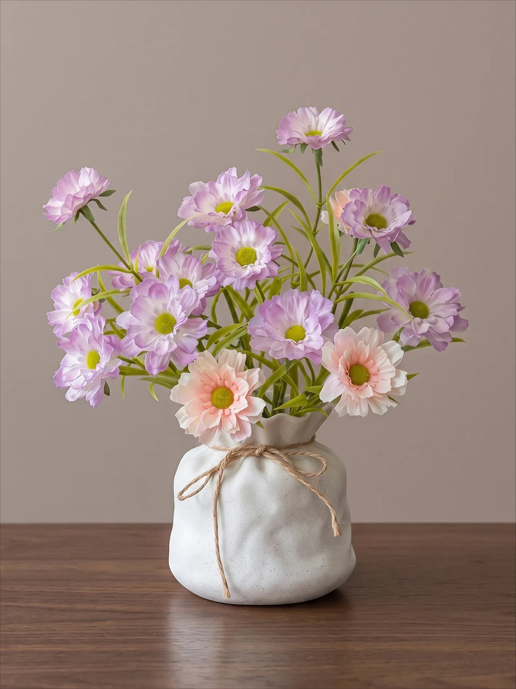 Ethereal Lilac Bloom Faux Floral Arrangement