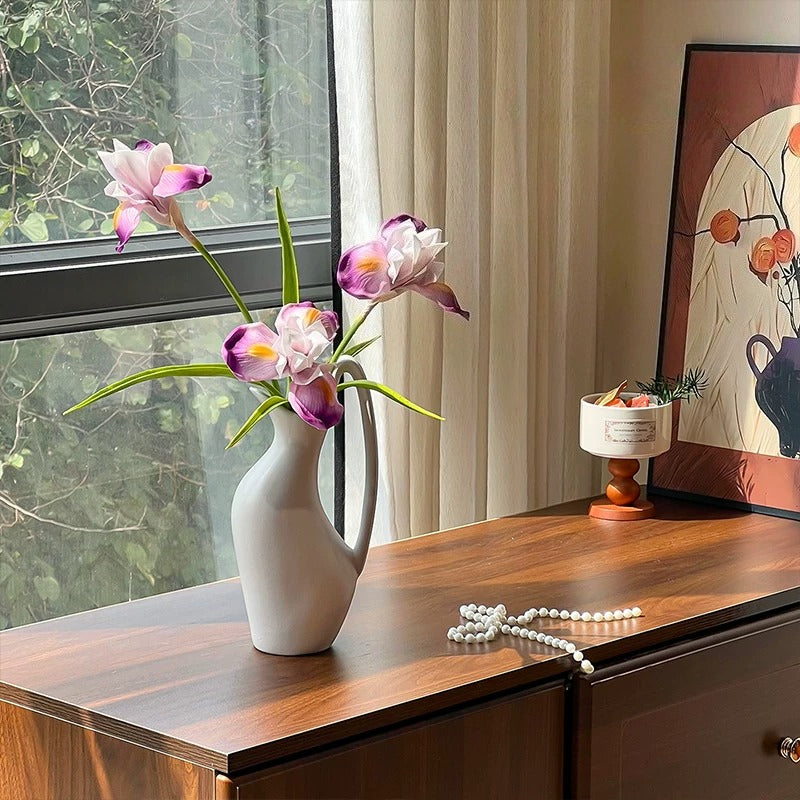 Minimalist Gradient Iris Artificial Floral Arrangement