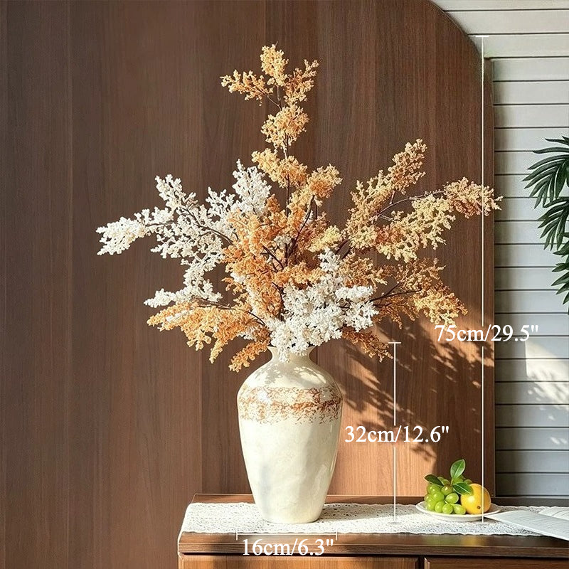 Luxury Wabi-Sabi Terracotta Artificial Floral Arrangement