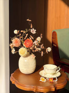 Autumn Spherical Bloom Artisan Faux Floral Arrangement