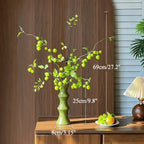 Luxury Oriental Zen Green Berry Artificial Floral Arrangement