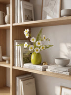 Sunlit Daisy Fern Faux Floral Arrangement