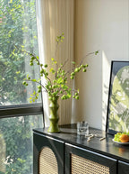 Luxury Oriental Zen Green Berry Artificial Floral Arrangement