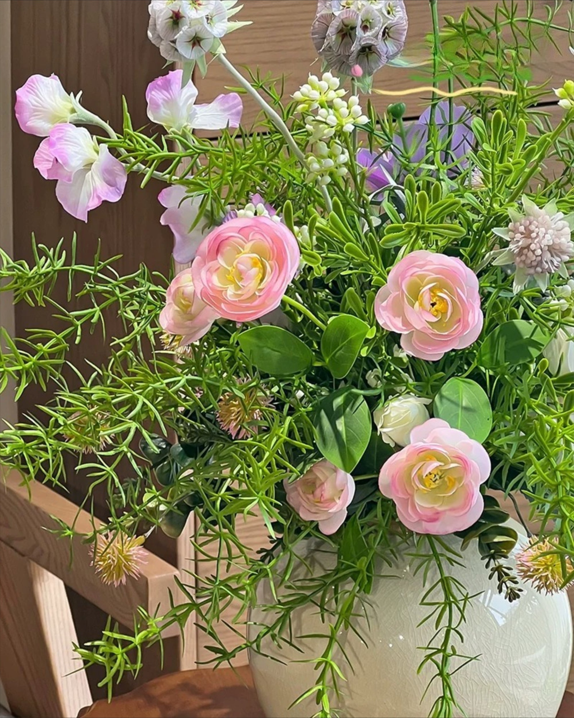 Enchanted Forest Whisper Faux Floral Arrangement