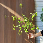 Luxury Oriental Zen Green Berry Artificial Floral Arrangement