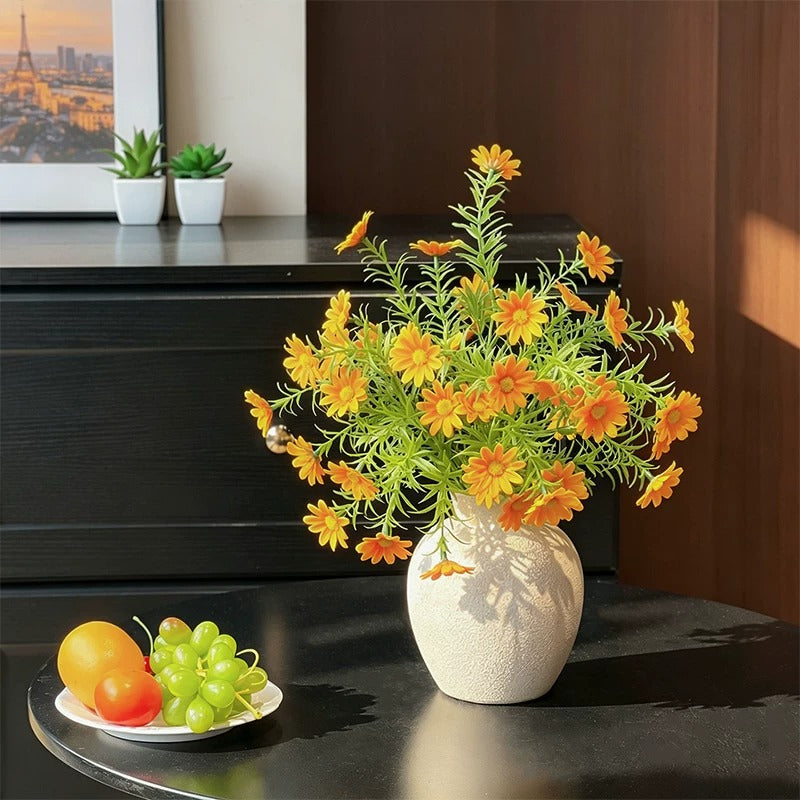 Rustikaler Luxus Kamillen-Margeriten Künstliches Blumenarrangement