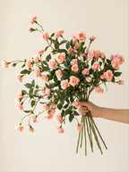 Blush Bubble Rose Künstliche Blumenarrangement