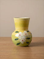 Vintage Hand-painted White Jasmine Bud Vase